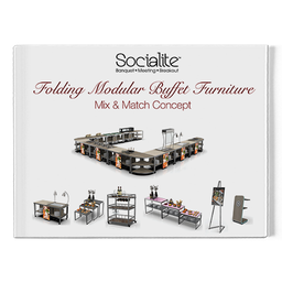 [SOCI0011709] Socialite Folding Modular Buffet Furniture - Mix & Match Concept Catalog